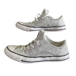 Converse Chuck Taylor All Star Low‎ Top Sneakers Womens 10 Gray Canvas Classic